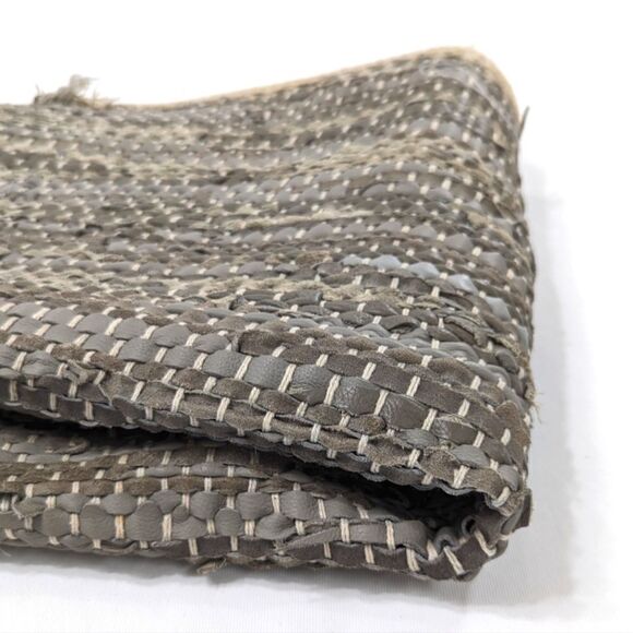 Jute Style Leather Rug - Picture 3 of 4